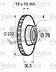 Disc frana VALEO (cod 987309)