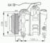 Compresor, climatizare NRF (cod 2245711)
