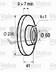 Disc frana VALEO (cod 987017)