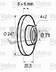 Disc frana VALEO (cod 987027)