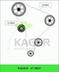 Set curea de distributie KAGER (cod 2469630)
