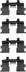 Set accesorii, placute frana TEXTAR (cod 1227596)