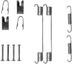 Set accesorii, sabot de frana TEXTAR (cod 1230520)