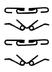 Set accesorii, placute frana QUINTON HAZELL (cod 1341707)