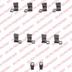 Set accesorii, placute frana DELPHI (cod 1670874)