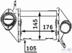 Intercooler, compresor BEHR HELLA SERVICE (cod 1799313)