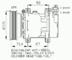 Compresor, climatizare NRF (cod 2245795)