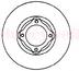 Disc frana BENDIX (cod 1267993)