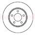 Disc frana BENDIX (cod 1267991)