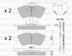 set placute frana,frana disc METELLI (cod 1882997)