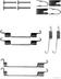 Set accesorii, sabot de frana HERTH+BUSS JAKOPARTS (cod 1289383)