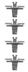 Set accesorii, placute frana QUINTON HAZELL (cod 1341489)