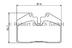 set placute frana,frana disc BOSCH (cod 1084200)