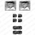 Set accesorii, placute frana DELPHI (cod 1670802)