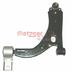 Brat, suspensie roata METZGER (cod 1726925)