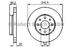 Disc frana BOSCH (cod 1082141)