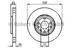 Disc frana BOSCH (cod 1082249)