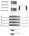 Set accesorii, sabot de frana FERODO (cod 1420919)