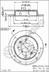 Disc frana BREMBO (cod 1564109)