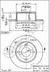 Disc frana BREMBO (cod 1564148)