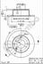 Disc frana BREMBO (cod 1564188)