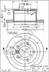 Disc frana BREMBO (cod 1564304)