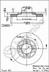 Disc frana BREMBO (cod 1564599)