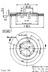 Disc frana BREMBO (cod 1565343)