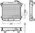 Radiator, racire motor DENSO (cod 1574224)