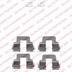 Set accesorii, placute frana DELPHI (cod 1670785)