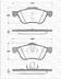 set placute frana,frana disc MAGNETI MARELLI (cod 1754194)