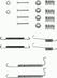 Set accesorii, sabot de frana TEXTAR (cod 1230400)