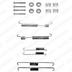 Set accesorii, sabot de frana DELPHI (cod 1671213)