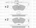 set placute frana,frana disc METELLI (cod 1882914)