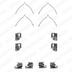 Set accesorii, placute frana DELPHI (cod 1670717)