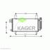 Condensator, climatizare KAGER (cod 2485124)