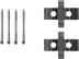 Set accesorii, placute frana MINTEX (cod 1588106)