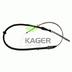 Cablu, frana de parcare KAGER (cod 2468958)