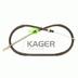 Cablu, frana de parcare KAGER (cod 2468976)