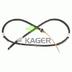 Cablu, frana de parcare KAGER (cod 2469262)