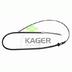 Cablu, frana de parcare KAGER (cod 2468995)