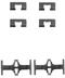 Set accesorii, placute frana QUINTON HAZELL (cod 1341591)