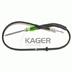Cablu, frana de parcare KAGER (cod 2469038)