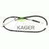 Cablu, frana de parcare KAGER (cod 2469095)