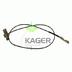 Cablu, frana de parcare KAGER (cod 2469250)