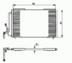 Condensator, climatizare NRF (cod 2247023)