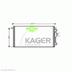 Condensator, climatizare KAGER (cod 2484957)