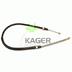 Cablu, frana de parcare KAGER (cod 2468975)