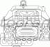 Suport motor TOPRAN (cod 2569306)