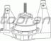 Suport motor TOPRAN (cod 2567324)
